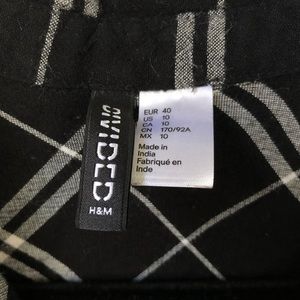 Divided Tops - H&M Longline Plaid Button Down Divided Tops - H&M Longline Plaid Button Down